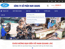 Tablet Screenshot of namquangjsc.com.vn